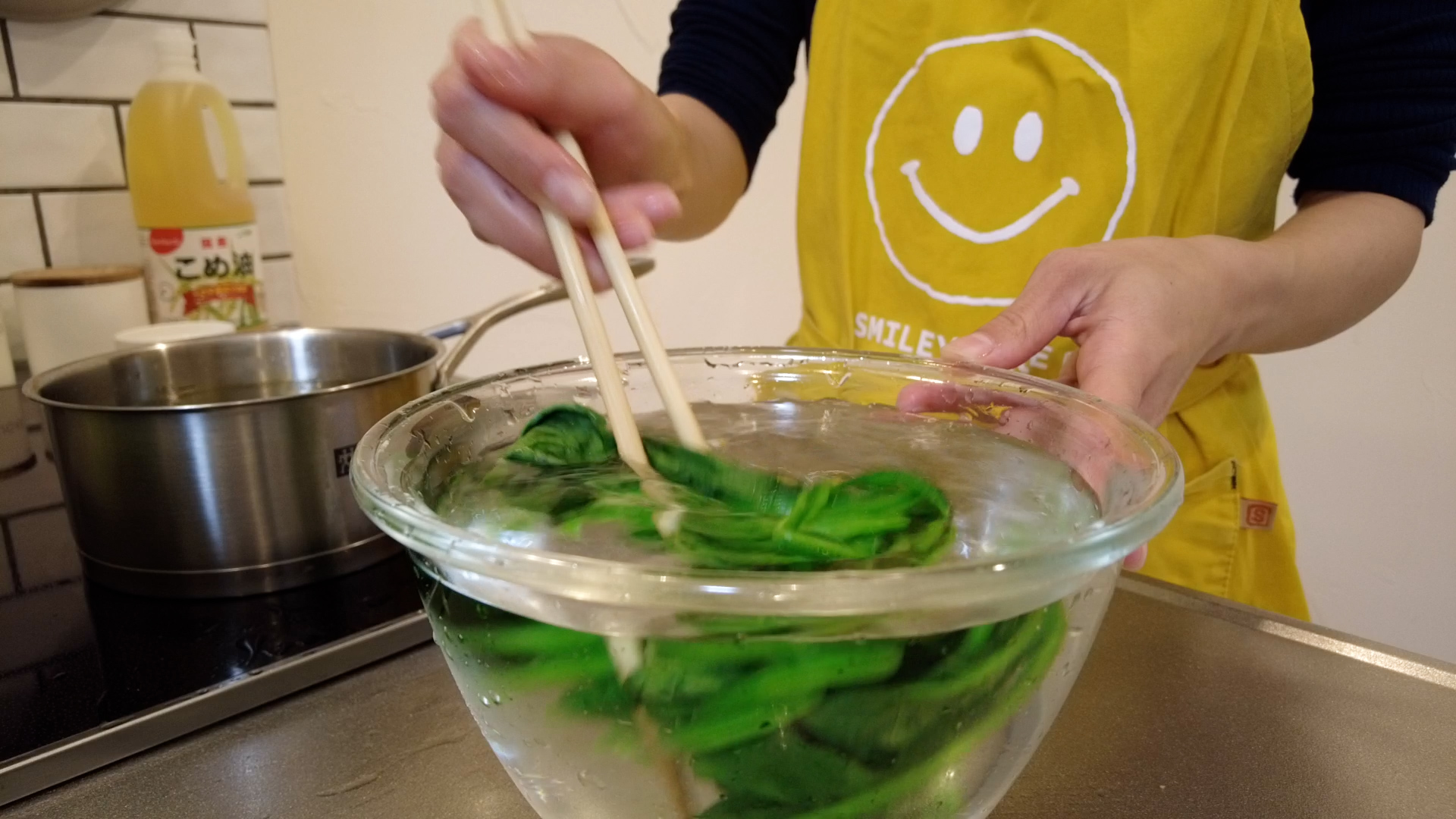 How to Boil Spinach AYANA GOHAN
