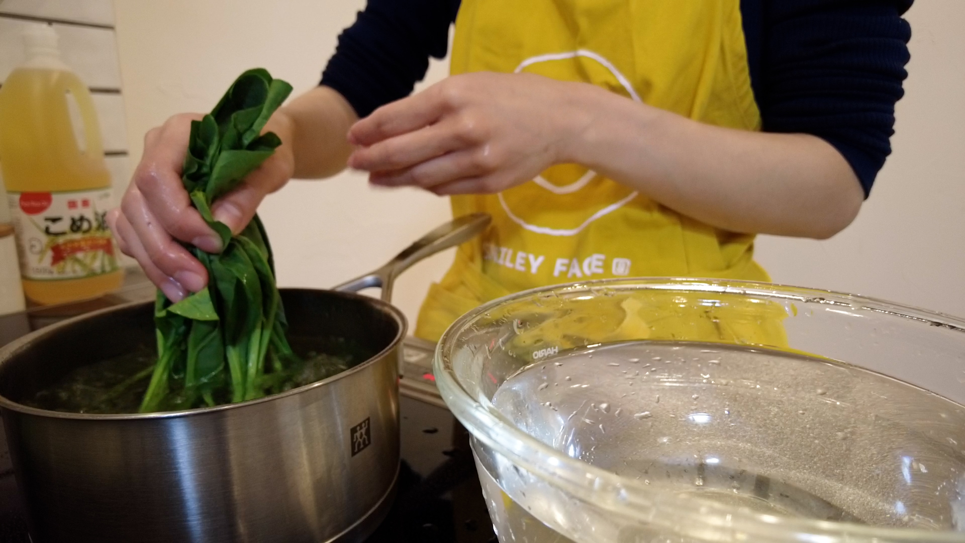 How to Boil Spinach AYANA GOHAN