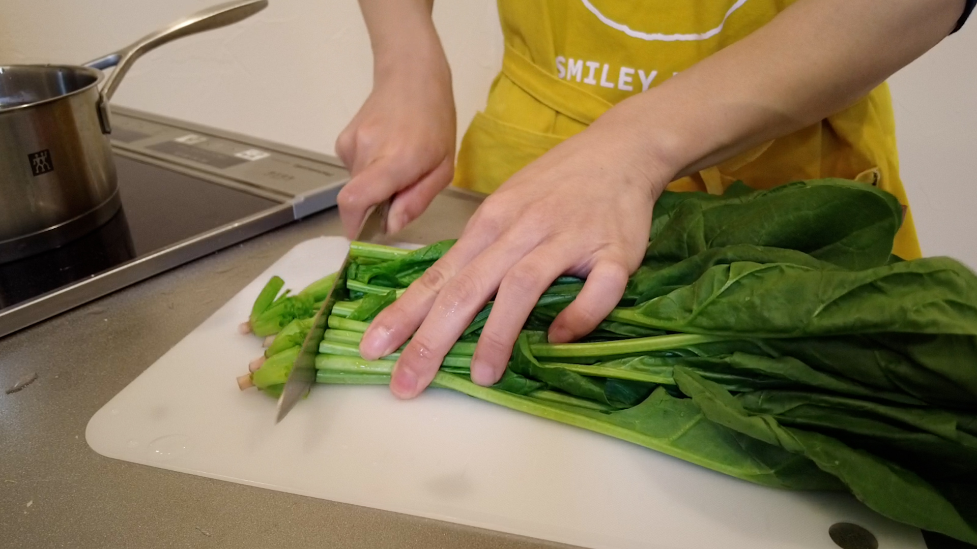 How to Boil Spinach AYANA GOHAN