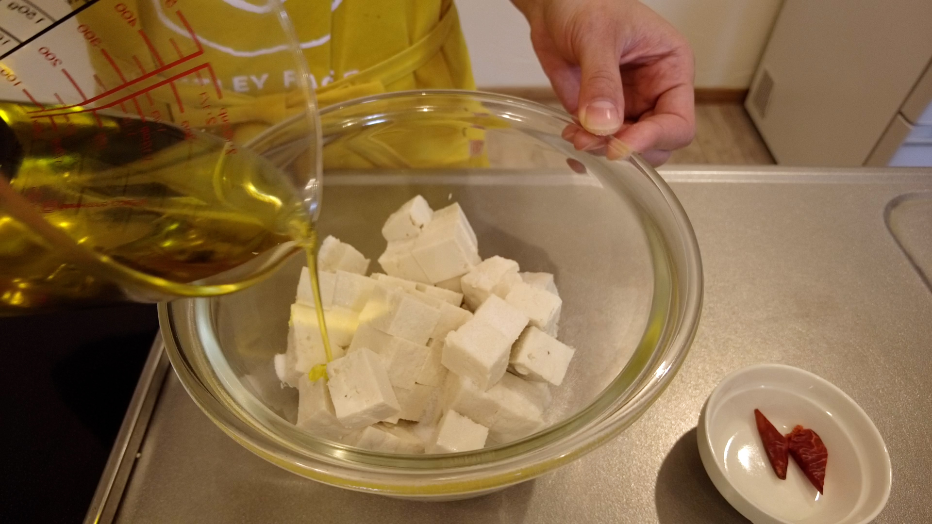 Olive Oil Marinated Tofu – AYANA GOHAN