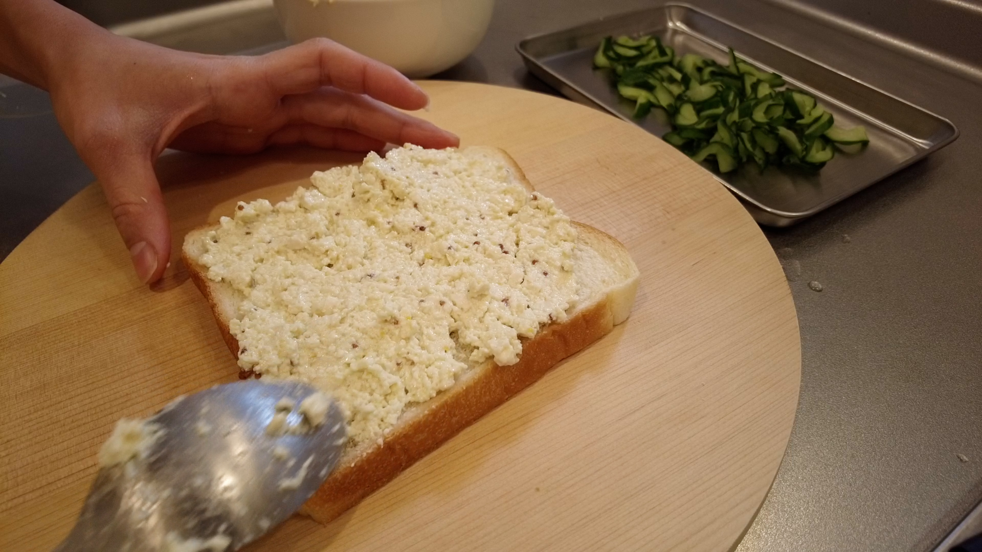 Marinated Tofu Sandwich with Cucumbers – AYANA GOHAN